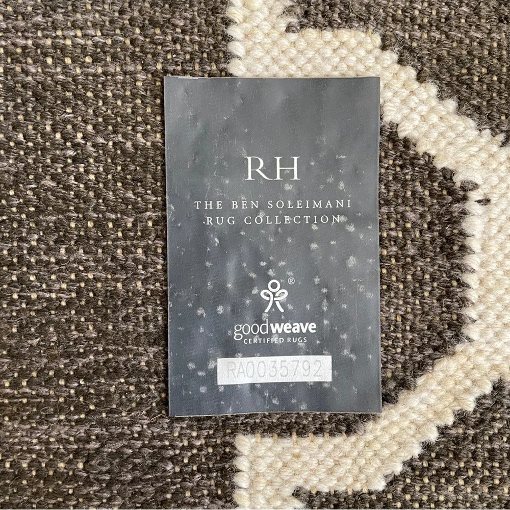 Ben Soleimani for Restoration Hardware Moroccan Tile Flat Weave Accent Rug 3x5’